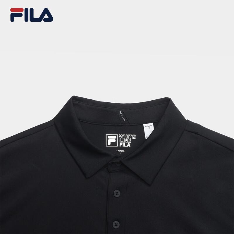FILA Men's Knit Short Sleeve Polo Shirt