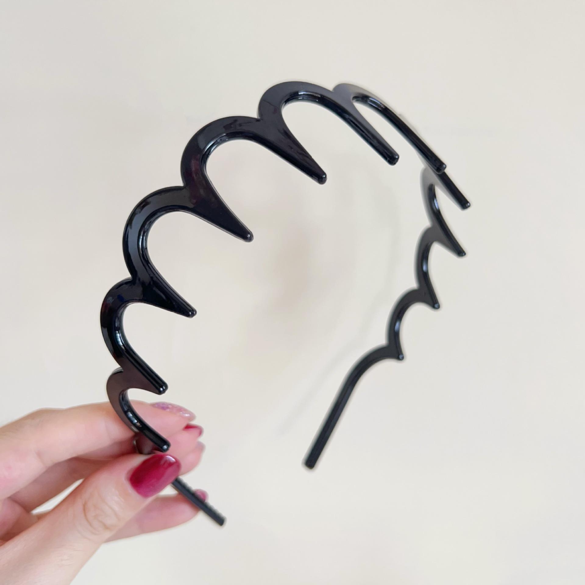 

2024 Женская повязка на голову в стиле корейской волны - Пластиковый зажим для волос с высоким подъемом для спорта и стиля