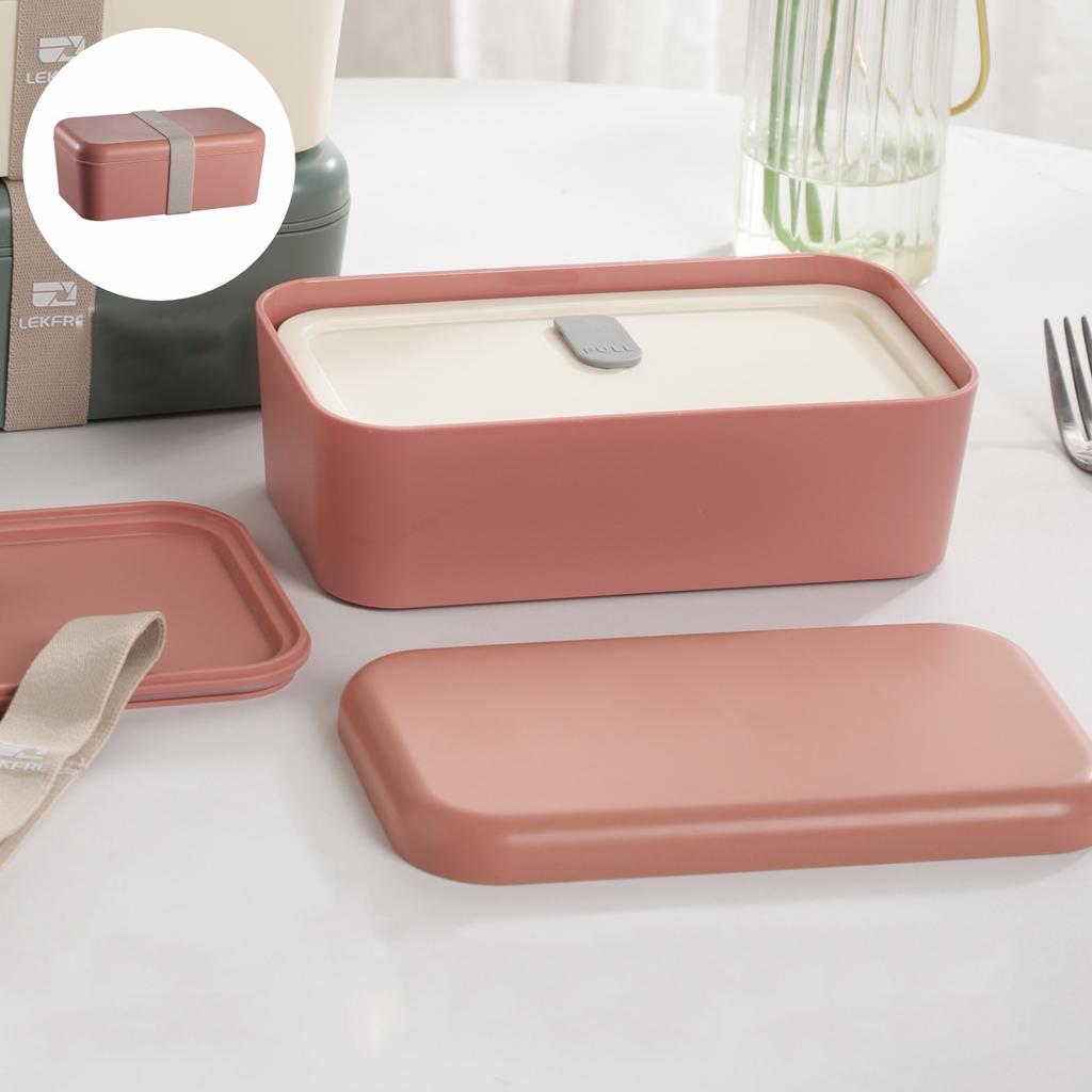 Portable Double Layer Lunch Box Children's snack box Lunch Box for School Microwaveable Food container