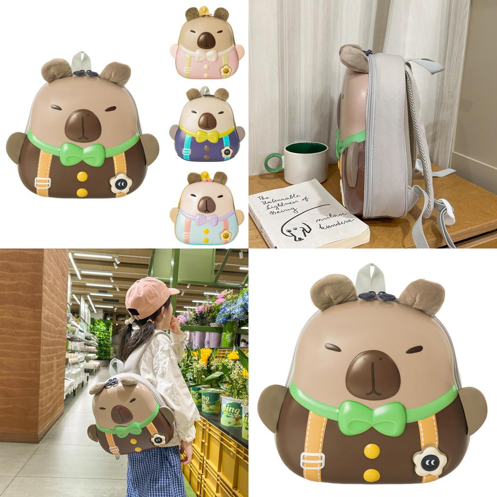Childrens Cartoon Capybara Mini Backpack With Breathable Eva Material For Kindergarten School Use