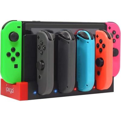 Ladegerät - FastSnail - Ladestation Dock - Rot - USB - Für Nintendo Switch Joy-con