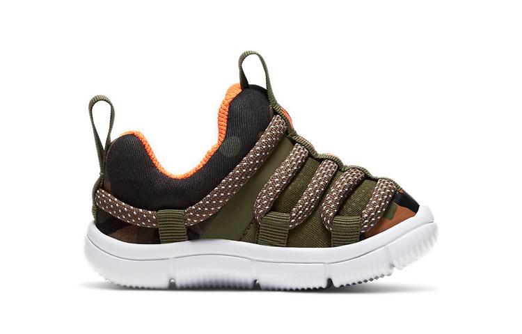 Nike Scarpe Casual Sportive Basse per Principianti Verde Militare per Neonati e Bambini CQ5415-371