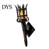 Mittelalterliche Fackel Wandleuchte, LED Handlicht, Retro Realistische Imitation Holzmaserung Flamme für Halloween Party Dekoration, Mardi Gras Geheimnis