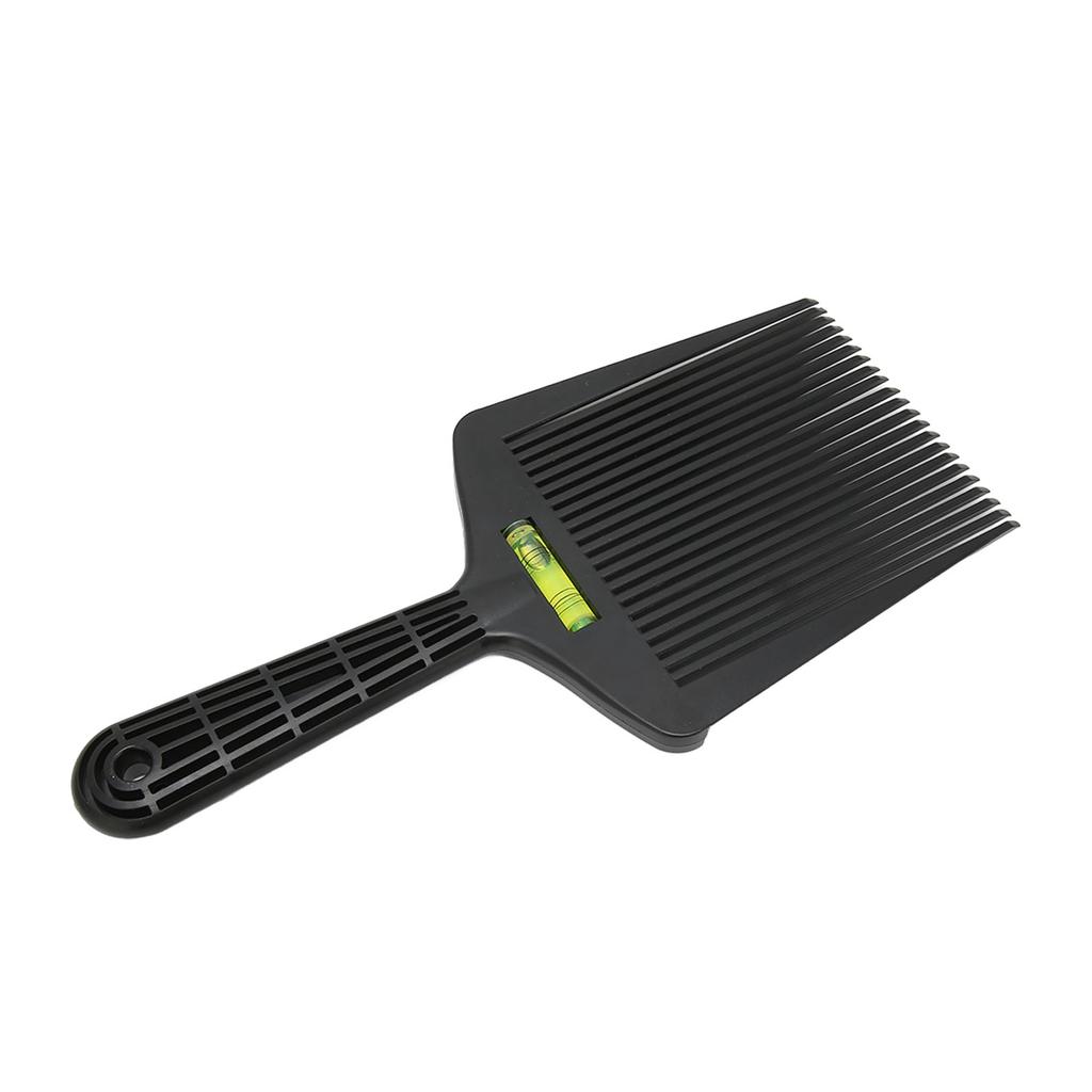 Mężczyźni Flat Top Guide Grzebień Wygładzanie zębów Fryzjer Strzyżenie Grzebień Fryzura Narzędzie do Salonu Fryzjerskiego Czarny