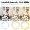 6'' Ring Light for Laptop, Computer Clip Video Fill Light Conference Ring Beauty Live Light  for