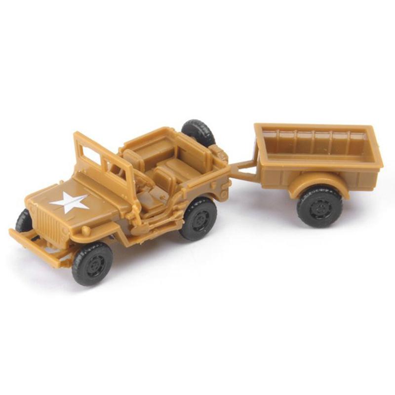 1:72 4D Plastic Assemble Tank SD.KFZ.7/2 Model World War II Model Puzzle Assembling Military Sand Table Toys For Children Gifts