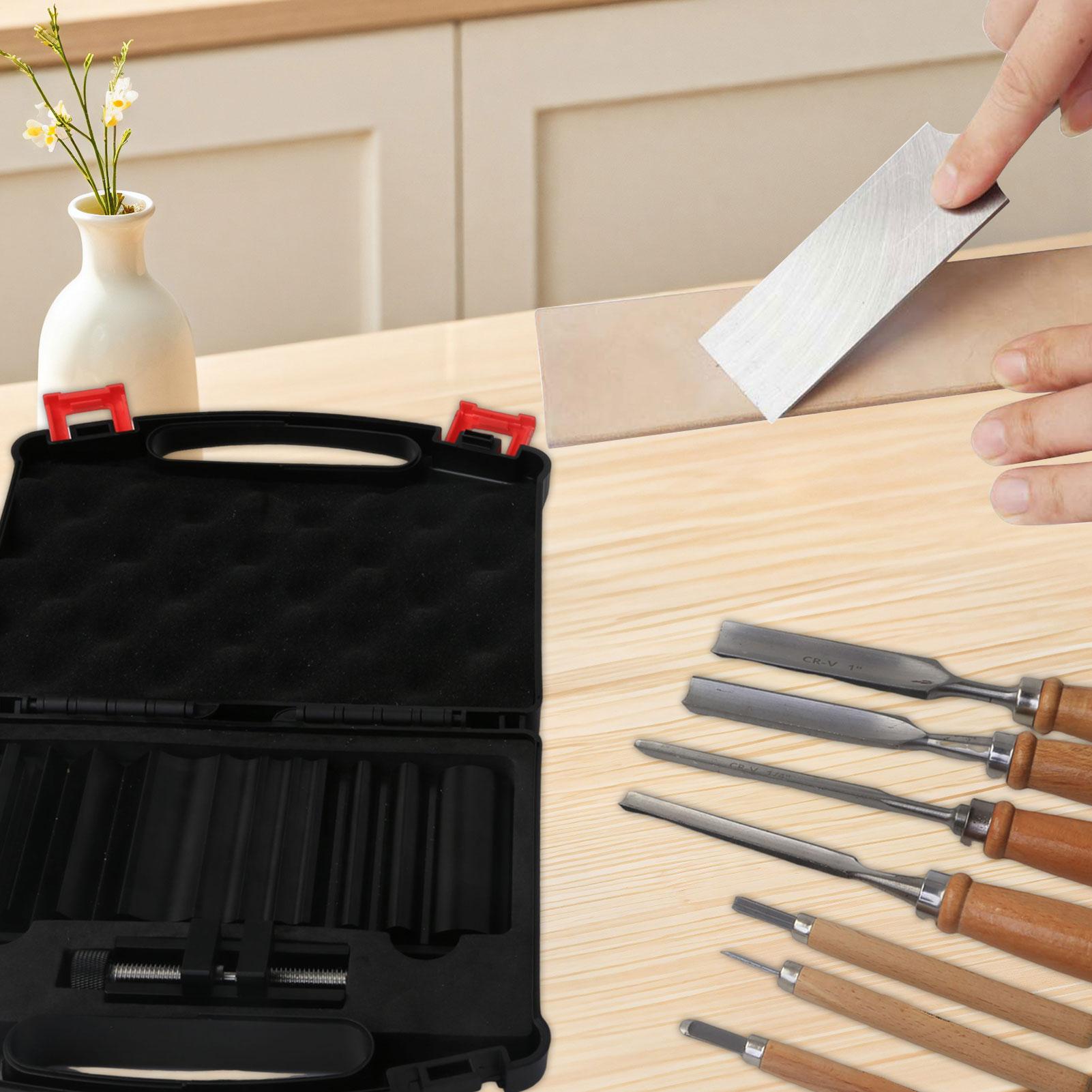 

Woodworking Honing Guide Precision Sharpening Adjustable Angle Guide Chisel Sharpening Jig Honing Fixture Compatible