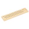 Embroidery Floss Bobbin Rack 12 Slots Bamboo Portable Rectangular Thread Plate Holder Sewing Supplie
