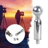 Universal 17mm Ball Joint Adapter With 1/4" Male Screw Iron Construction for Photography Equipment