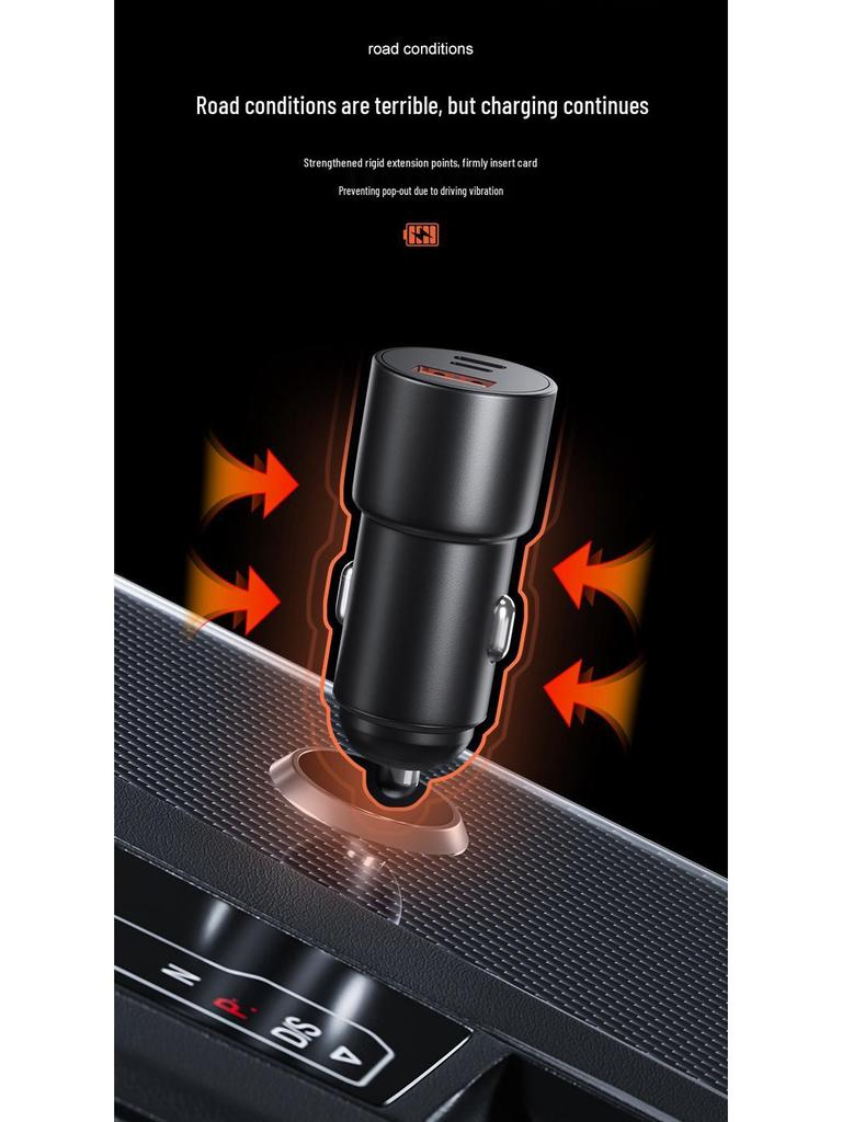 A+C/L63W Triple-Port Autoladegerät für Huawei SuperCharge & Apple Reverse Charging