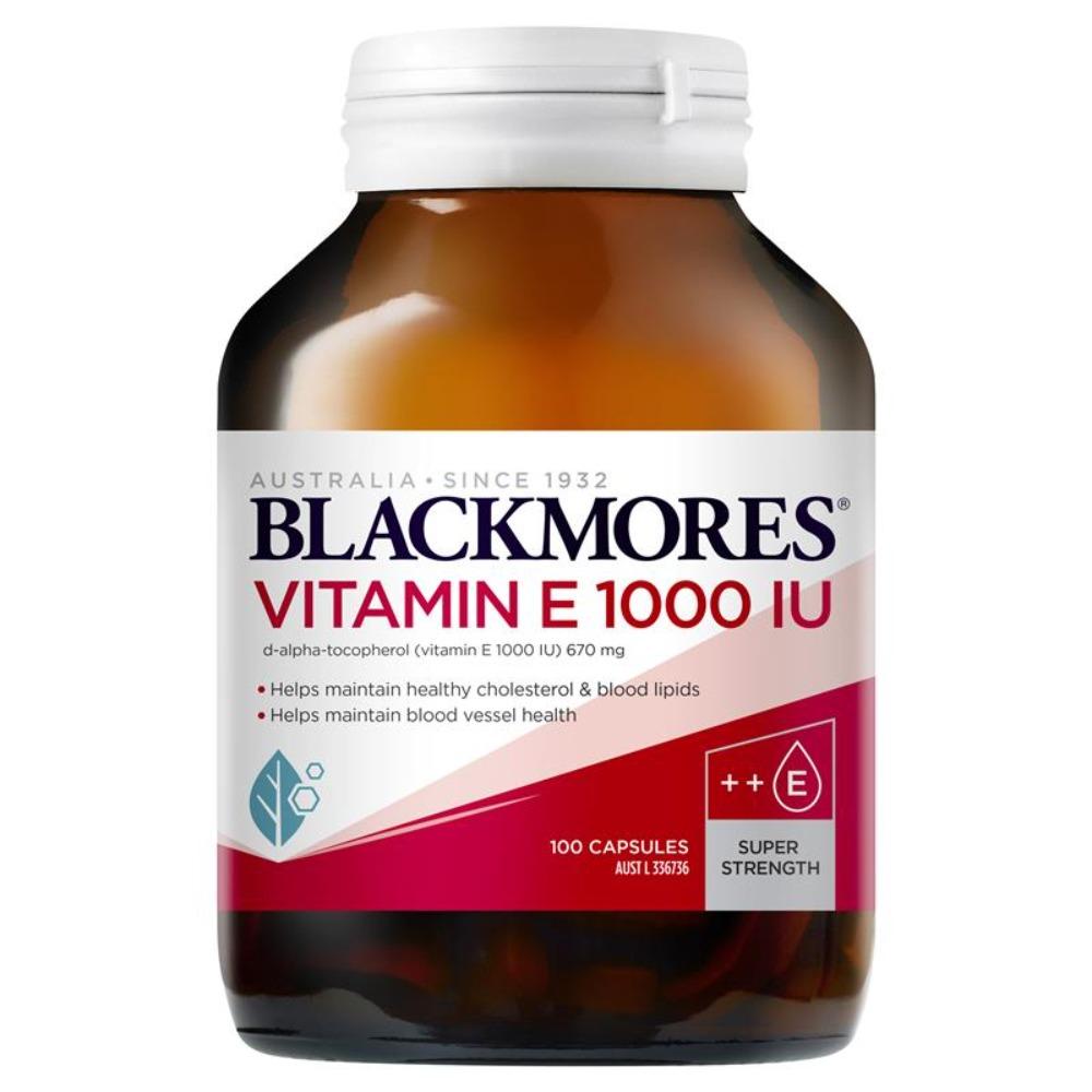 Blackmores Natural Vitamin E 1000IU 100 Capsules