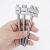 3pcs/SET Professional DIY Leather Punching Die, Manual Hole Punch for Leather Handcrafting, Multi-Round Punching Die Tool Set