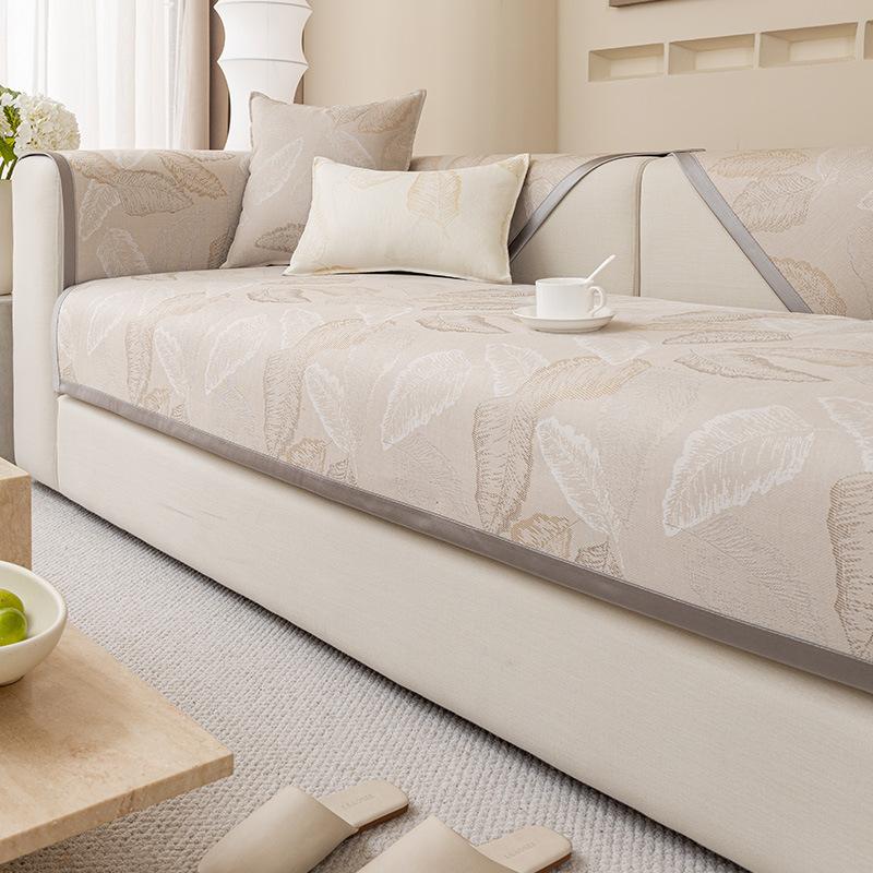 Summer Cold Feeling Ice Silk Sofa Cushion  New Summer Cold Feeling One Piece Light Luxury Ice Silk Mat Cushion Non-Slip