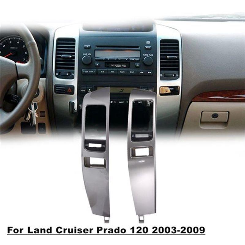 Strict Car Air Conditioner Outlet Frame A/C Vents Plate Panel For Toyota Land Cruiser Prado 120 Lexus GX470 2003-2009 Replacemen