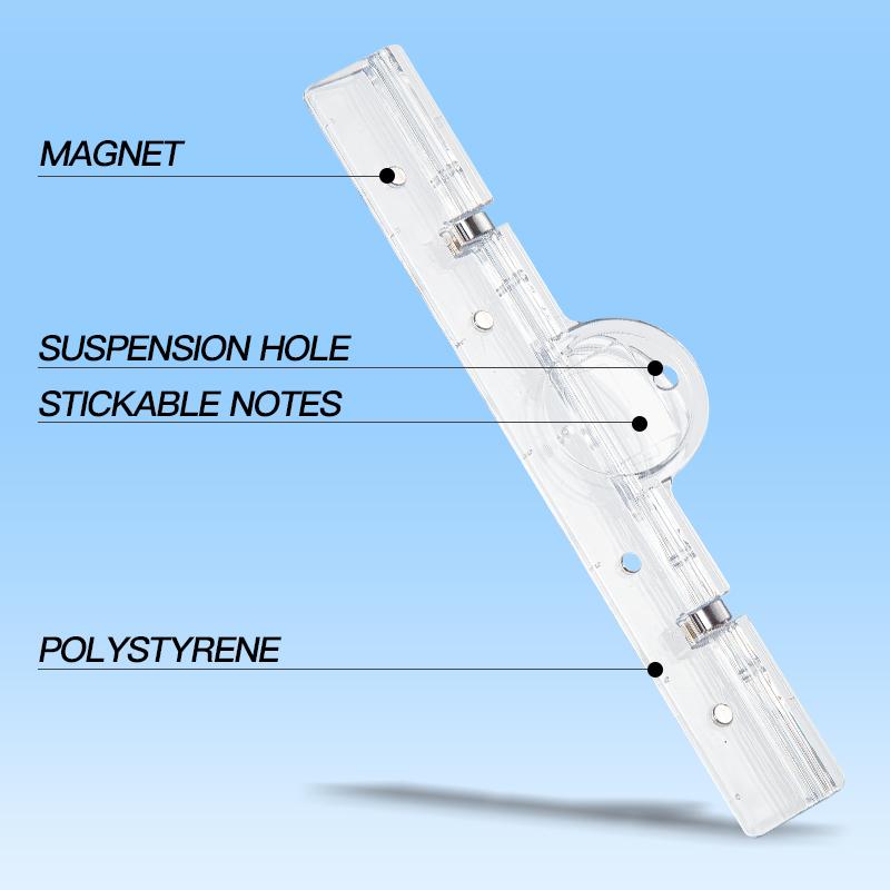 Transparent Magnetic File Long Folders Strong Suction Not Easy To Fall Off Multifunctional Office Supplies File Folders Quality