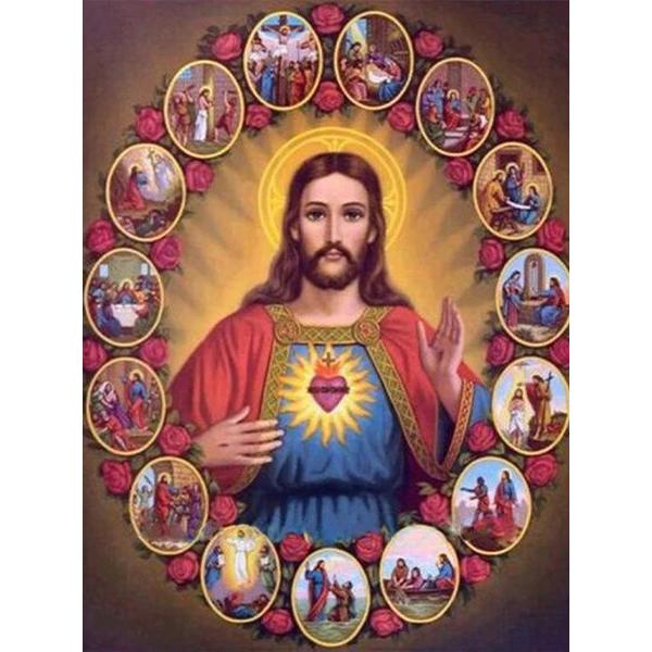 Diamond Painting Jesus Religious 5d Diy Needlework Embroidery Sale Icon Portrait Gift Rhinestones Handmade Home Decor