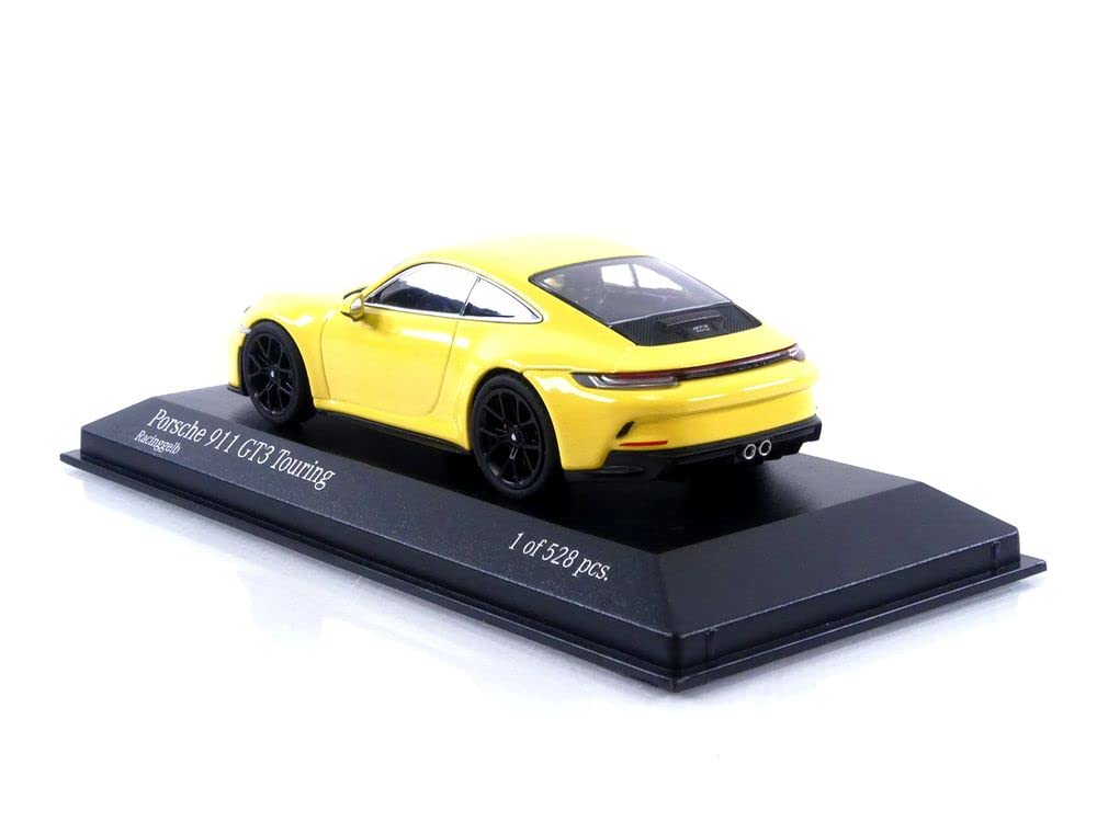 Minichamps Porsche 911 992 GT3 Touring 2021 Yellow MINICHAMPS 911 GT3 TOURING Limited to 528 Mini Cars 1/43