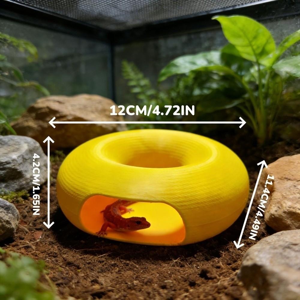 Landscaping Reptile Shelter Unique 3D Printed Cave Practical Reptile Caves  Reptile Terrarium