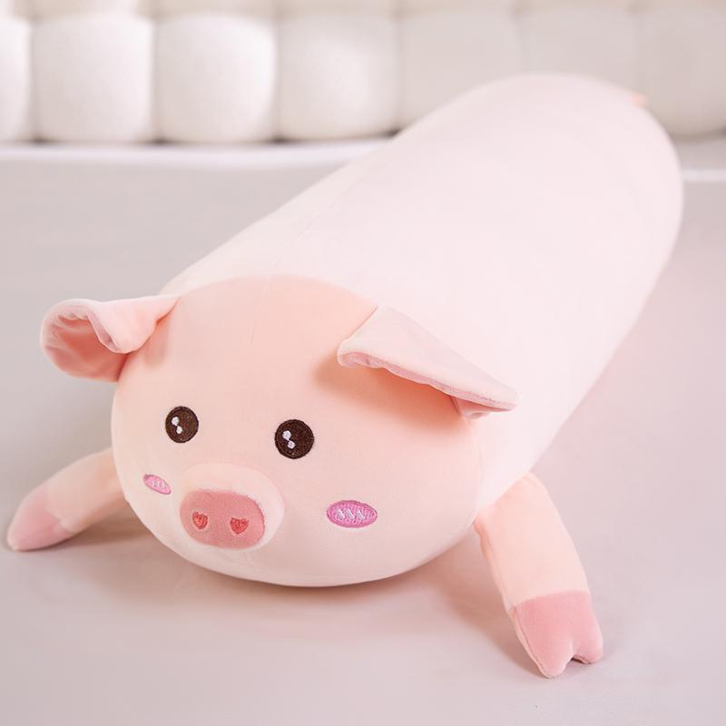100cm Kawaii Pig Plush Toy Doll Cute Big Cuddly Pillow Cushion Piggy Plush Toy Doll For Boy Girl Brithday Gifts