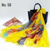 Women's Chiffon Scarf - Lightweight, Printed Sun Protection for Spring, Summer, Fall - Versatile Beach Shawl