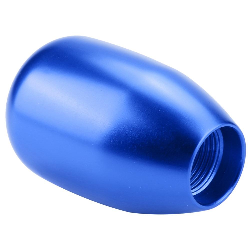 Pomello Leva Cambio Manuale a 5 Marce per Auto Leva Cambio Bastone con 3 Adattatori 8/10/12mm (blu)