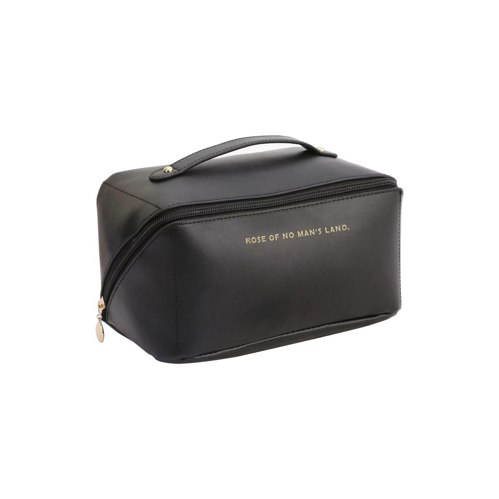 Luxury Leather Multi-Layer Travel Cosmetic & Toiletry Organizer Bag