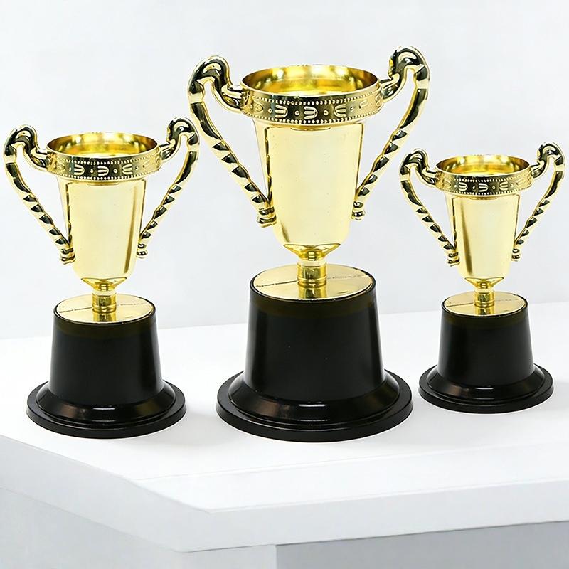 New New 1/3/5Pcs Wheat Ear Golden Medals Trophies Competitions Award Cup Children Trophy Toys Award Trophy Winner Trophies