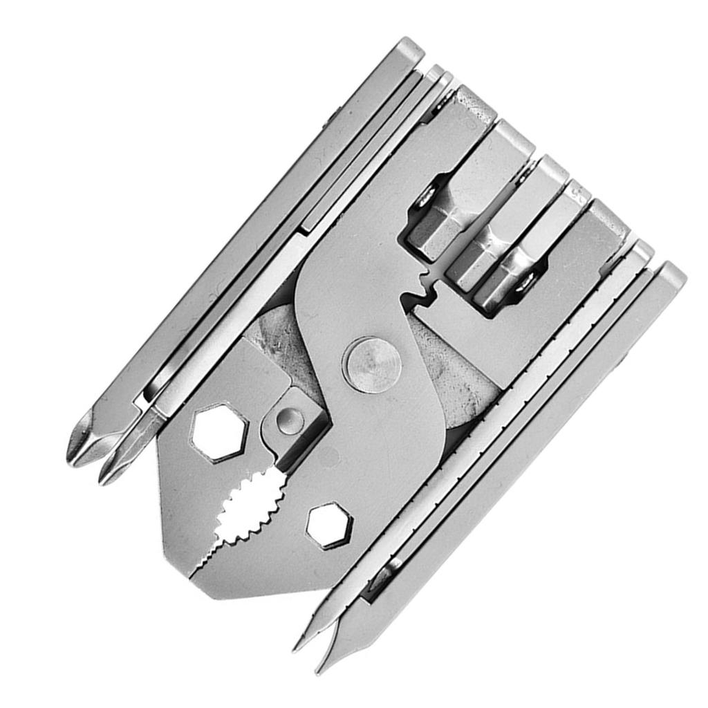 25 in 1 Foldable Pliers Stainless Steel Multifunctional Compact Pliers Screwdriver Multi Tool for Home Outdoor