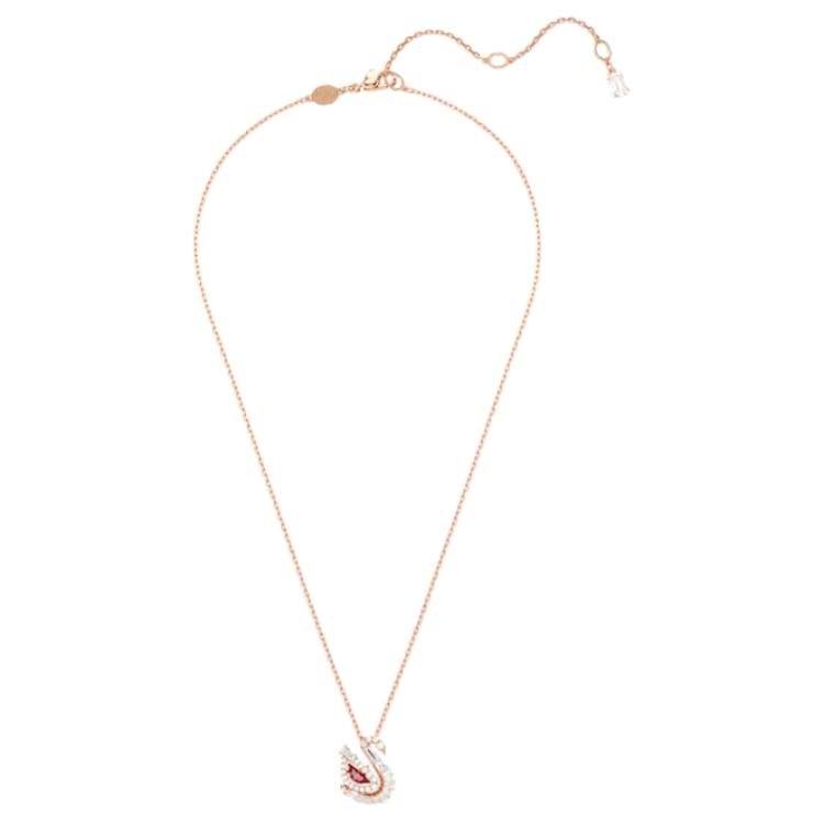 Swarovski Swan Zirconia Necklace Unisex necklace Red 5732413 F,Red