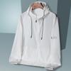 Giacca Estiva con Cappuccio Uomo Donna Abbigliamento Protezione Solare Abbigliamento Pesca Caccia Asciugatura Rapida Antivento