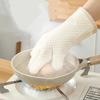 Anti-scald Oven Gloves Thickened Silicone Insulation Non-slip High Temperature Resistant Kitchen Oven Baking Gloves