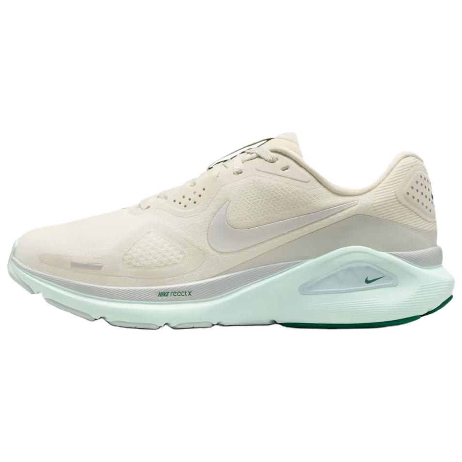 Nike Structure 26 Comfortable Supportive Durable Running Shoes Women sneaker Light-Beige-Green HJ1101-008 35.5