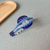 Geometry Ocean Sardine Hair Clip Hairpin Plastic Grab Clip Creative Large Hair Claw  Party