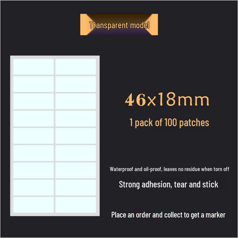 Waterproof Silver Label Stickers for Kitchen Storage and Seasoning Marking