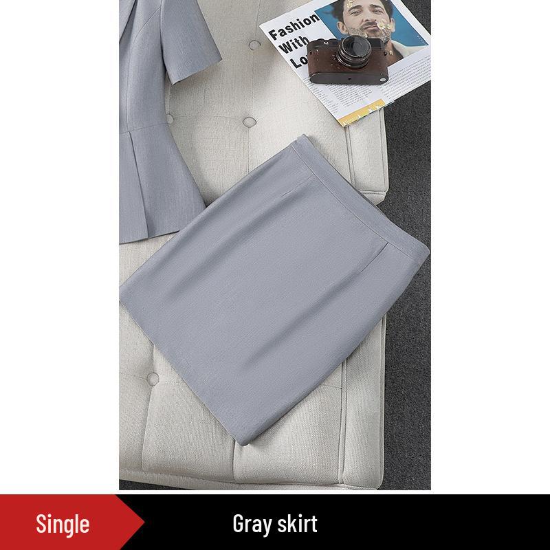 

Премиальный женский формальный летний костюм: Юбка для косметолога и гостиничного персонала L