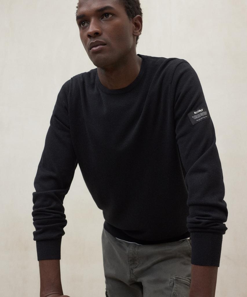 Ekoalpeu Men'S Black Bayona Sweater