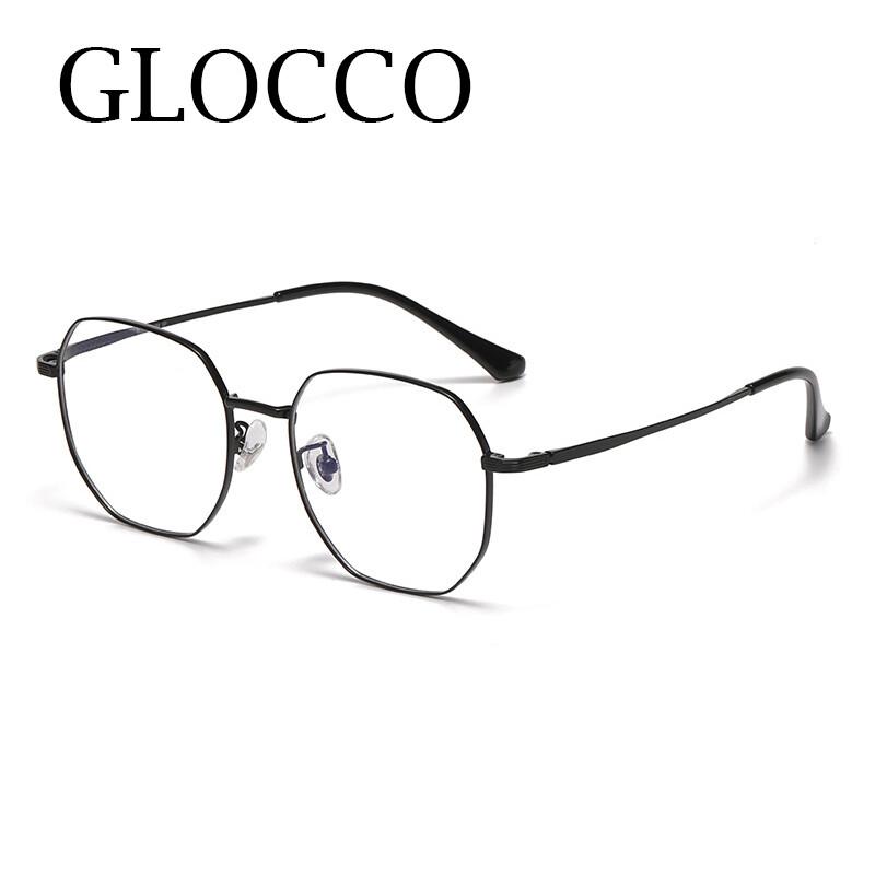 Ultra-light Blue Light Glasses Minus Ladies Polygonal Square Diopter Protection Myopia Rectangular New Female Prescription Corrective
