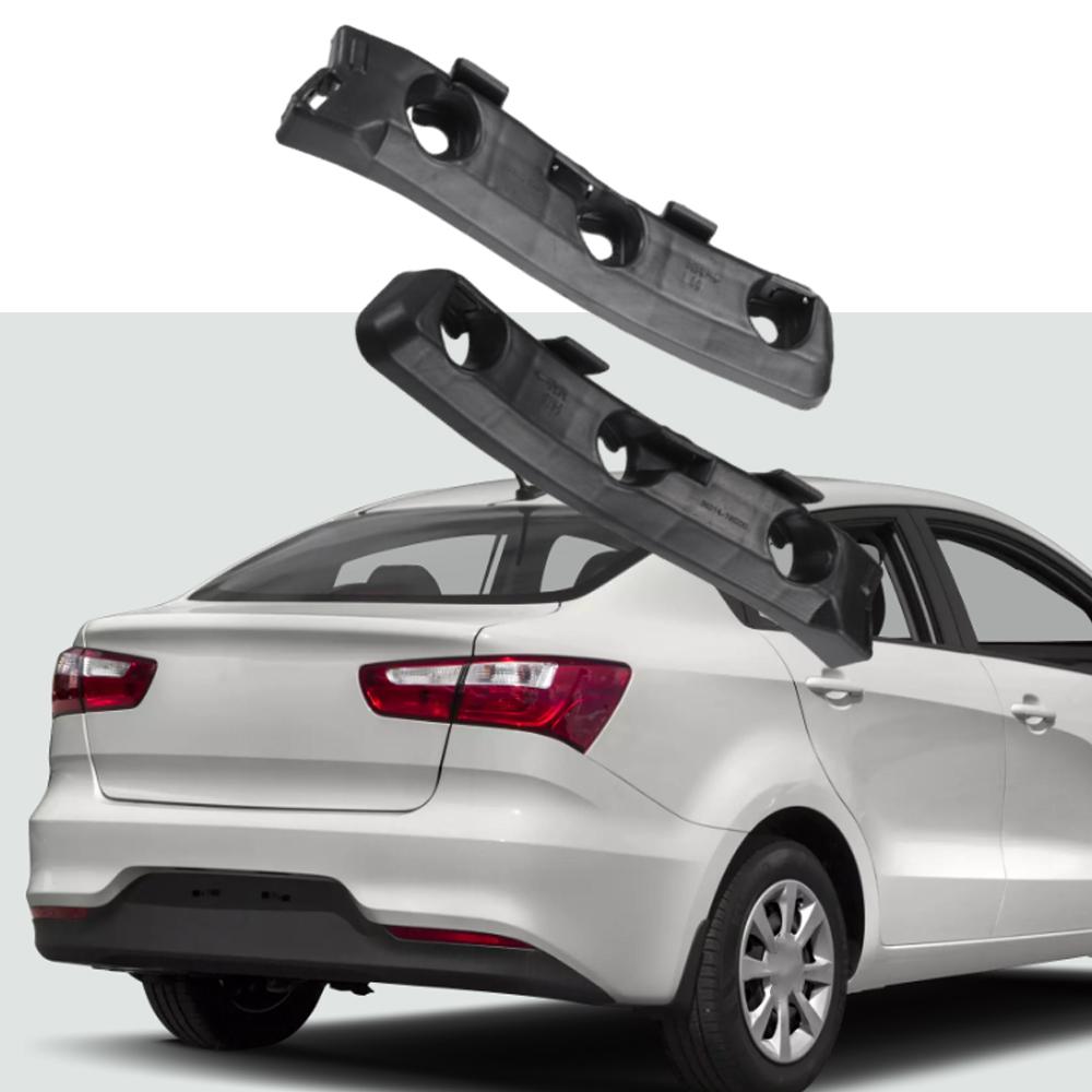 1 Coppia Staffa di Fissaggio Paraurti Posteriore Lato Sinistro e Destro per Kia Rio 2012 2013 2014 2015 2016 2017 86613-1W200 86614-1W200