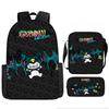 School Bag Student Backpack Cute Girl Lightweight Backpack Large Capacity Three-Piece Backpack