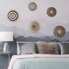 Bohemian Wind Straw Background Wall Decorations Creative Children s Room Hand Woven Plate Decorative Hanging