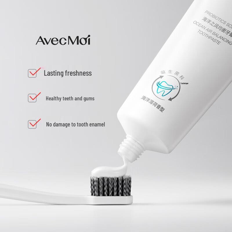 Avec Moi Ocean Breeze Probiotic Toothpaste