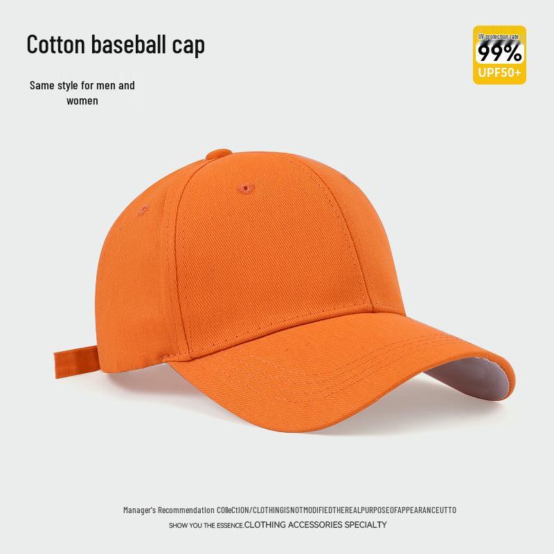 Japanese Style Women's Solid Color Baseball Cap with Adjustable Fit for Spring and Autumn