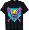 Baseball Lifestyle 101 Kläder Ungdoms Baseball Drip Glass T-shirt