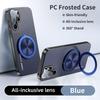 Luxury AG Matte Case For Samsung S25 S24 Ultra FE S25 Plus S24+ Magnetic PC Frosted 360 Bracket Stand Protective Cover