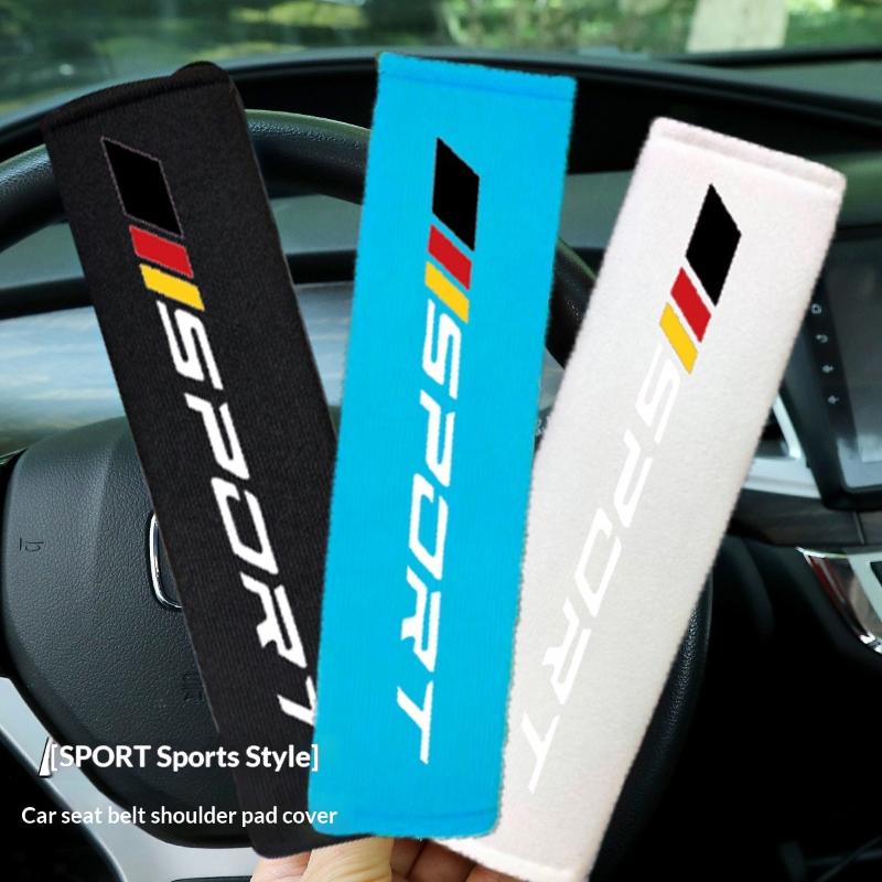 2Pcs Soft Comfortable Car Seat Belt Cushion Personalized Fashionable Pad Suitable For Most Cars Suvs Trucks Daily Use