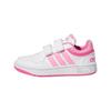 adidas Hoops 3.0 Cfc Sport Versatile Comfortable Low-Top Casual Shoes Kids Sneakers Pink White IG6105
