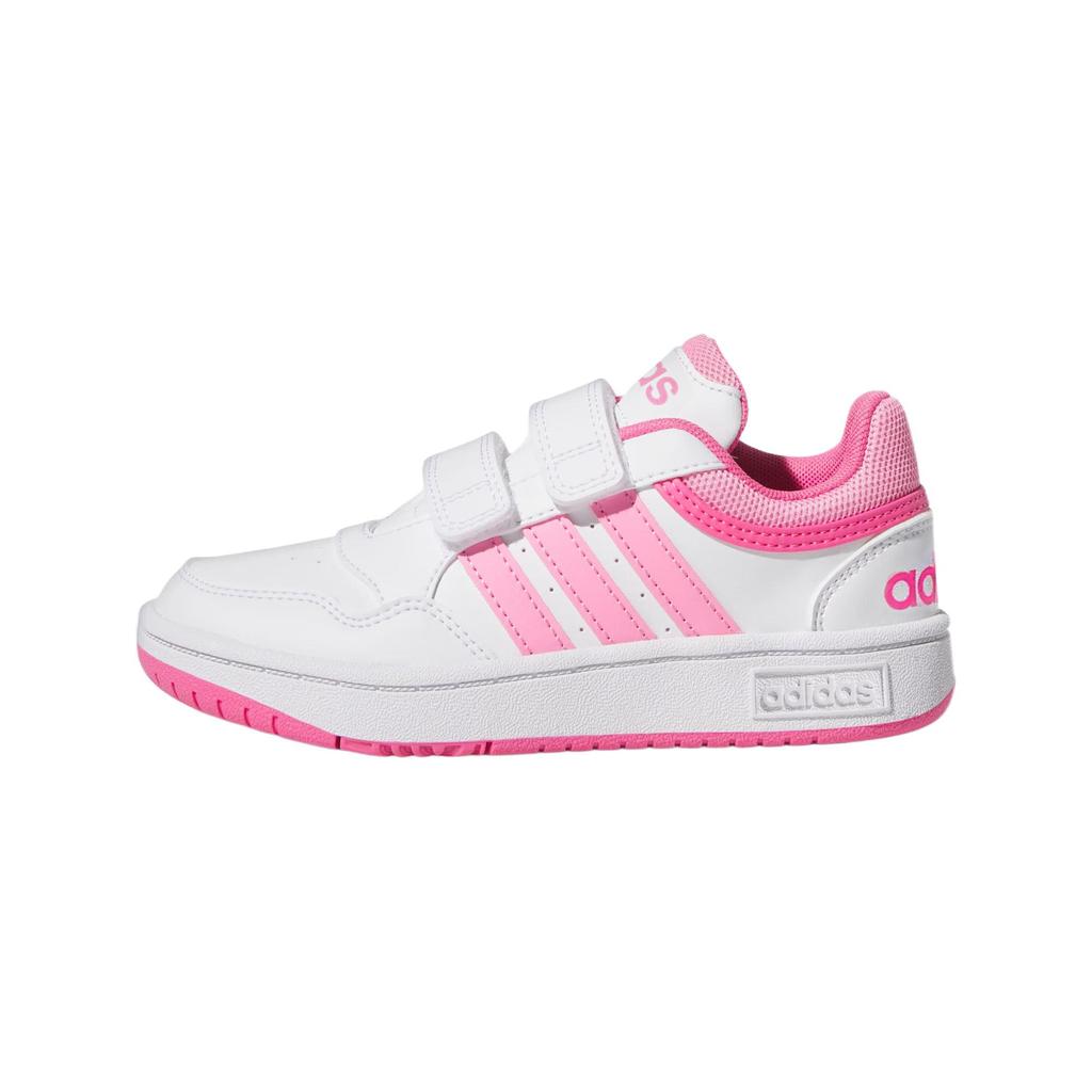 adidas Hoops 3.0 Cfc Sport Versatile Comfortable Low-Top Casual Shoes Kids Sneakers Pink White IG6105