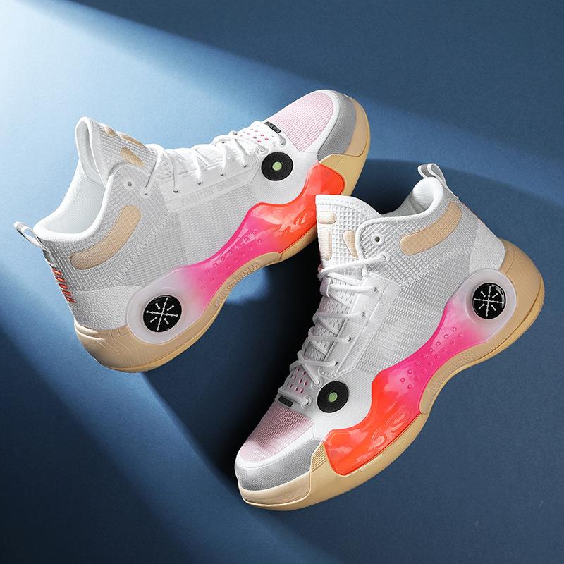 Men's shoes spring and autumn men's casual basketball sports shoes outdoor high-top single shoes versatile fashion sports shoes