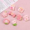 Handmade Resin Pig Hair Clip and Clog Decoration Set