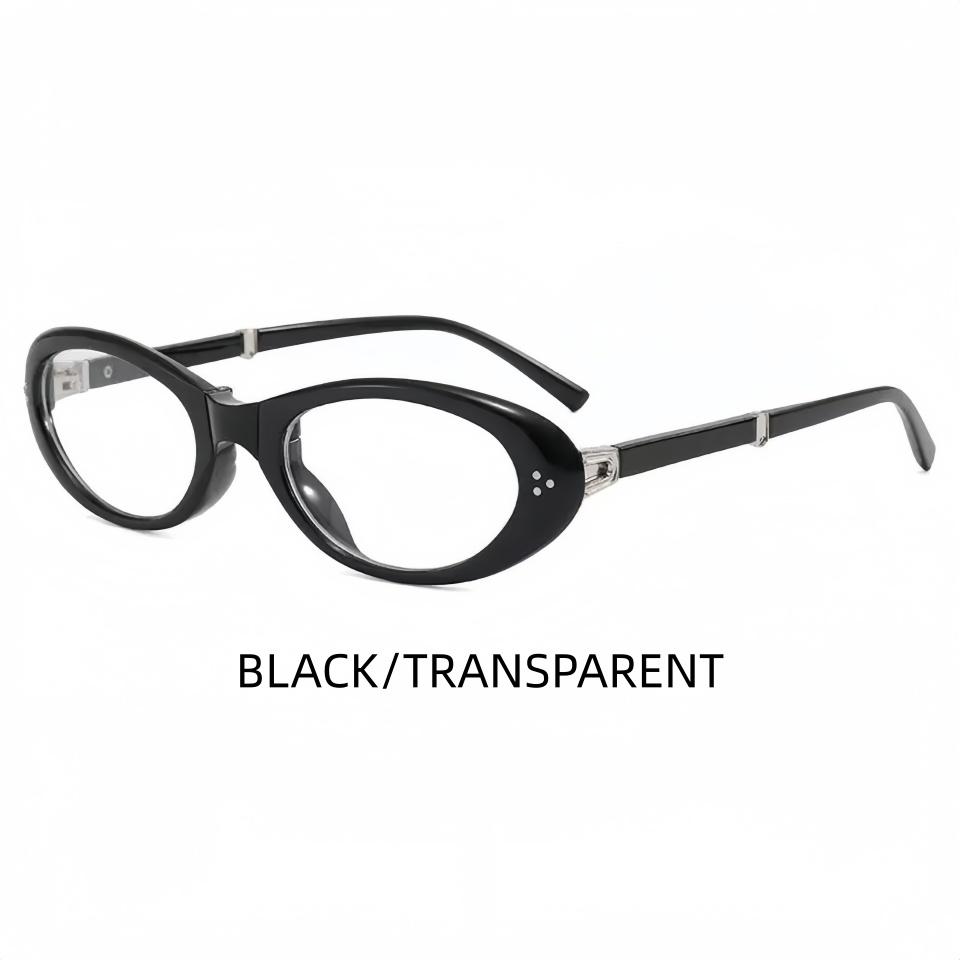 

Exquisite Oval Foldable Frame Design Neutral Outdoor Shopping And Travel Sunscreen Sunglasses Optical Prescription Glasses Frame